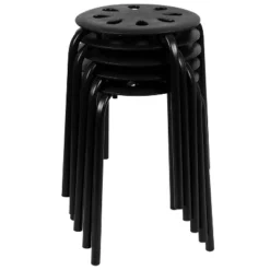 Flash Furniture Plastic Nesting Stack Stools, 17.5"Height (5 Pack) -Flash Furniture Shop GUEST c6ce18f6 0edf 4b87 b33e f4a54e66ca1d