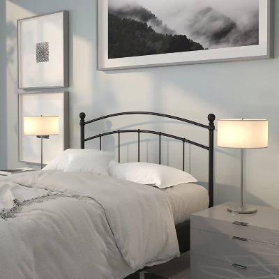 Flash Furniture Woodstock Decorative Metal Headboard 1 Flash Furniture Woodstock Decorative Metal Headboard