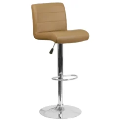 Flash Furniture Contemporary Vinyl Adjustable Height Barstool With Rolled Seat And Chrome Base -Flash Furniture Shop GUEST c77350d9 f9bc 4bd2 ab11 9b2f51b10c15