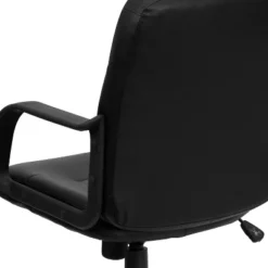 Flash Furniture Paulson Mid-Back Black Glove Vinyl Executive Swivel Office Chair With Arms -Flash Furniture Shop GUEST c82ba5ec bf60 4054 8c09 685692ff1885