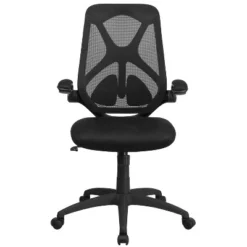 Flash Furniture High Back Black Mesh Executive Swivel Ergonomic Office Chair With Adjustable Lumbar, 2-Paddle Control And Flip-Up Arms -Flash Furniture Shop GUEST c8c25671 b701 4130 84c2 53b1ce2b7983