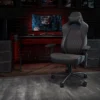 Flash Furniture Falco Ergonomic High Back Adjustable Gaming Chair With 4D Armrests, Headrest Pillow, And Adjustable Lumbar Support