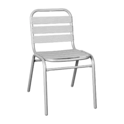 Flash Furniture Lila Aluminum Commercial Indoor-Outdoor Armless Restaurant Stack Chair With Triple Slat Back -Flash Furniture Shop GUEST ca58e8c9 8f16 4ea5 bfe8 7ed14cf19c52