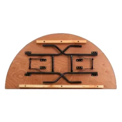 Flash Furniture 5-Foot Half-Round Wood Folding Banquet Table -Flash Furniture Shop GUEST ca653e18 9f2f 4d86 ad3d 5c5aa015280f