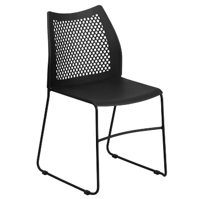 Flash Furniture HERCULES Series 661 Lb. Capacity Stack Chair With Air-Vent Back And Powder Coated Sled Base 13 Flash Furniture HERCULES Series 661 Lb. Capacity Stack Chair With Air-Vent Back And Powder Coated Sled Base - Image 13