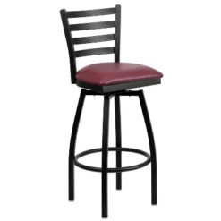 Flash Furniture Black Ladder Back Swivel Metal Barstool -Flash Furniture Shop GUEST cbdb8f26 4a17 4721 985e e85cc822f75c