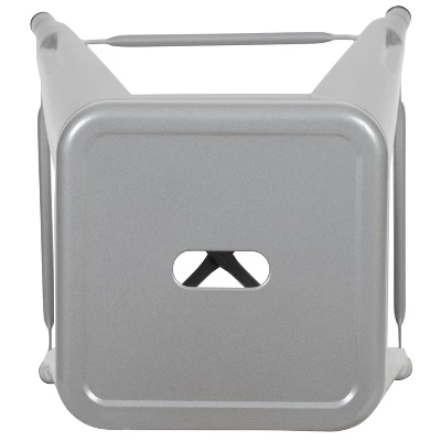 Flash Furniture 24" High Metal Counter-Height, Indoor Bar Stool - Stackable Set Of 4 7 Flash Furniture 24" High Metal Counter-Height, Indoor Bar Stool - Stackable Set Of 4 - Image 7