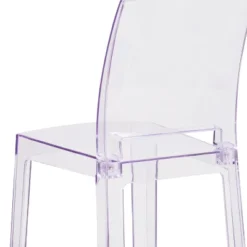 Flash Furniture Ghost Counter Stool With Square Back In Transparent Crystal -Flash Furniture Shop GUEST cbe81d73 4629 4ae6 9879 401f35a34515