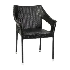Flash Furniture Ethan Commercial Grade Stacking Patio Chair, All Weather PE Rattan Wicker Patio Dining Chair -Flash Furniture Shop GUEST cbe8cec9 ec63 4926 b54f d7751ecba7b4