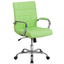 Flash Furniture Mid-Back Vinyl Executive Swivel Office Chair With Chrome Base And Arms -Flash Furniture Shop GUEST ccfb5106 7f82 46a6 890f 873261aeb6fd