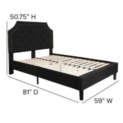Flash Furniture Brighton Tufted Upholstered Platform Bed With 10 Inch CertiPUR-US Certified Foam And Pocket Spring Mattress 14 Flash Furniture Brighton Tufted Upholstered Platform Bed With 10 Inch CertiPUR-US Certified Foam And Pocket Spring Mattress -Flash Furniture Shop GUEST ce0cb7d2 6835 4014 9eb6 894e3ff87147