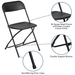 Flash Furniture Hercules™ Series Plastic Folding Chair - 6 Pack 650LB Weight Capacity -Flash Furniture Shop GUEST d061728d 3cb2 4ac0 887c 7ccb3a1d5614
