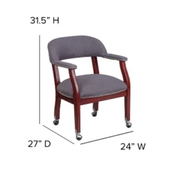 Flash Furniture Conference Chair With Accent Nail Trim And Casters -Flash Furniture Shop GUEST d136cee0 aeb6 477c b9e5 66a0a2a7a3c8