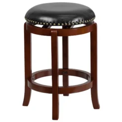 Flash Furniture 24'' High Backless Wood Counter Height Stool With LeatherSoft Swivel Seat 13 Flash Furniture 24'' High Backless Wood Counter Height Stool With LeatherSoft Swivel Seat -Flash Furniture Shop GUEST d1ccd0fa caae 4979 8ed0 8b7b7eff766f