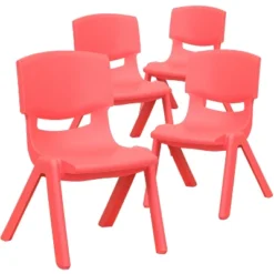 Flash Furniture 4 Pack Plastic Stackable School Chairs With 10.5" Seat Height -Flash Furniture Shop GUEST d293547e fd56 4c08 9fa7 67ea22241612