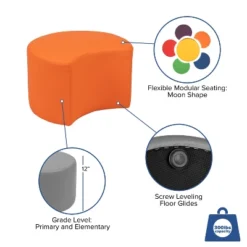 Flash Furniture Soft Seating Flexible Moon For Classrooms And Daycares - 12" Seat Height 18 Flash Furniture Soft Seating Flexible Moon For Classrooms And Daycares - 12" Seat Height -Flash Furniture Shop GUEST d371b797 23ad 438b 923e 0f5b37259acb
