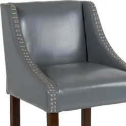 Flash Furniture Carmel Series 24" High Transitional Wood Counter Height Stool With Accent Nail Trim -Flash Furniture Shop GUEST d3a63889 dc7d 4a21 9c4b a39f641b3e88