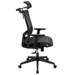 Flash Furniture Ergonomic Black Mesh Office Chair-Synchro-Tilt, Pivot Headrest, Adjustable Arms 21 Flash Furniture Ergonomic Black Mesh Office Chair-Synchro-Tilt, Pivot Headrest, Adjustable Arms -Flash Furniture Shop GUEST d3cf2539 60da 4429 98fa e18c0220f648