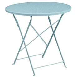 Flash Furniture Oia Commercial Grade 30" Round Indoor-Outdoor Steel Folding Patio Table -Flash Furniture Shop GUEST d428c27e 58dd 4f12 ad42 7238938452cb