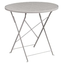 Flash Furniture Oia Commercial Grade 30" Round Indoor-Outdoor Steel Folding Patio Table -Flash Furniture Shop GUEST d49a642b 30ae 43c7 8467 aefb296bc953