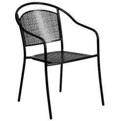 Flash Furniture Commercial Grade Indoor-Outdoor Steel Patio Arm Chair With Round Back -Flash Furniture Shop GUEST d6d8ec30 1144 41ec 9386 feb31c456db5