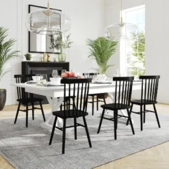 Flash Furniture HERCULES 8' X 40" Rectangular Solid Pine Folding Farm Table With X Legs