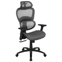Flash Furniture Ergonomic Mesh Office Chair With 2-to-1 Synchro-Tilt, Adjustable Headrest, Lumbar Support, And Adjustable Pivot Arms -Flash Furniture Shop GUEST d9c4118d c738 4ab6 ae76 e07ab93cca16