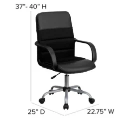 Swivel Task Chair Black Leather/Mesh - Flash Furniture -Flash Furniture Shop GUEST da0748a2 e210 439a 925a 43c086627e82