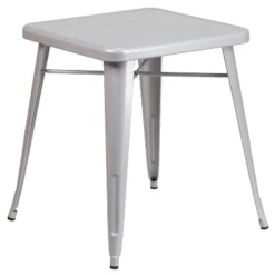 Flash Furniture Commercial Grade 23.75" Square Metal Indoor-Outdoor Table -Flash Furniture Shop GUEST daaa4277 af57 4cfa 9d9f 27720e32fd38