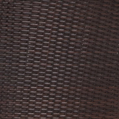 Flash Furniture Maxim Indoor/Outdoor Wicker Dining Chairs With Fade & Weather-Resistant Steel Frames For Patio And Deck 2 Flash Furniture Maxim Indoor/Outdoor Wicker Dining Chairs With Fade & Weather-Resistant Steel Frames For Patio And Deck - Image 2