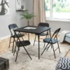 Flash Furniture 5 Piece Folding Card Table And Chair Set