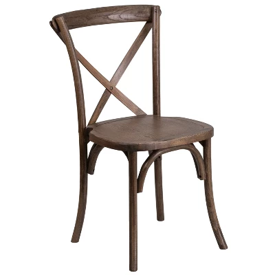 Flash Furniture HERCULES Series Stackable Wood Cross Back Chair 13 Flash Furniture HERCULES Series Stackable Wood Cross Back Chair - Image 13