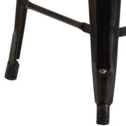 Flash Furniture 24" High Backless Metal Counter Height Stool With Square Wood Seat -Flash Furniture Shop GUEST de9dfc97 8328 4573 9199 16563eee7848