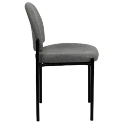 Flash Furniture Comfort Gray Fabric Stackable Steel Side Reception Chair -Flash Furniture Shop GUEST df406578 68b6 4559 81a3 c39399d496e0
