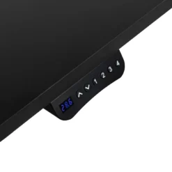 Flash Furniture 48" Wide Black Electric Height Adjustable Standing Desk With Designer Armless White Ribbed Swivel Task Office Chair 22 Flash Furniture 48" Wide Black Electric Height Adjustable Standing Desk With Designer Armless White Ribbed Swivel Task Office Chair -Flash Furniture Shop GUEST e0a25fca 9af5 4821 b149 96fd682438a2