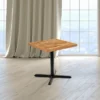 Flash Furniture Square Butcher Block Style Table Top