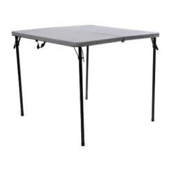 Flash Furniture 2.83-Foot Square Bi-Fold Plastic Folding Table With Carrying Handle -Flash Furniture Shop GUEST e2b68e00 27b1 48c1 b1a5 946f16f157a0