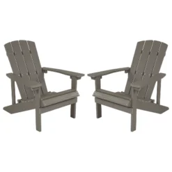 Flash Furniture Set Of 2 Charlestown All-Weather Poly Resin Wood Adirondack Chairs -Flash Furniture Shop GUEST e30c0359 d9b4 48dc 9bf9 698043ebb0d3