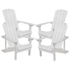 Flash Furniture Set Of 4 Charlestown All-Weather Poly Resin Wood Adirondack Chairs 34 Flash Furniture Set Of 4 Charlestown All-Weather Poly Resin Wood Adirondack Chairs -Flash Furniture Shop GUEST e3da5669 eedc 45c4 8cca 5fc51f67ca61