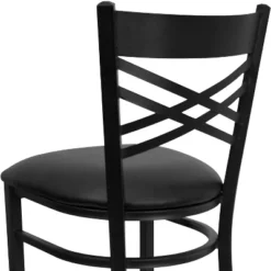 Flash Furniture Black ''X'' Back Metal Restaurant Barstool -Flash Furniture Shop GUEST e66d6f5e 8f9c 4920 8c1f c6ea1d77b438