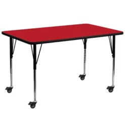 Flash Furniture Mobile 30''W X 72''L Rectangular HP Laminate Activity Table - Standard Height Adjustable Legs 5 Flash Furniture Mobile 30''W X 72''L Rectangular HP Laminate Activity Table - Standard Height Adjustable Legs -Flash Furniture Shop GUEST e6fa075d 367f 49c0 b3d2 c752c4e8a6b8