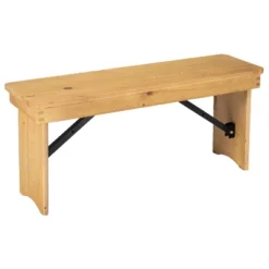 Flash Furniture HERCULES Series 40" X 12" Solid Pine Folding Farm Bench 29 Flash Furniture HERCULES Series 40" X 12" Solid Pine Folding Farm Bench -Flash Furniture Shop GUEST e7056c52 9803 45da af39 19b858545cf9
