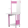 Corner Computer Desk With Hutch Pink - Flash Furniture
