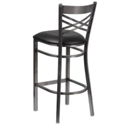 Flash Furniture Clear Coated ''X'' Back Metal Restaurant Barstool -Flash Furniture Shop GUEST eb3e2e24 b9e9 44f4 b10c a1e4ce44901e