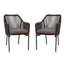 Flash Furniture Kallie Set Of 2 Aluminum Framed Stackable All-Weather Woven Club Chairs With Rounded Arms & Zippered Seat Cushions 27 Flash Furniture Kallie Set Of 2 Aluminum Framed Stackable All-Weather Woven Club Chairs With Rounded Arms & Zippered Seat Cushions -Flash Furniture Shop GUEST ec957a72 126f 4a89 98c0 0c601ea1055f