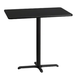 Flash Furniture 30'' X 42'' Rectangular Laminate Table Top With 23.5'' X 29.5'' Bar Height Table Base -Flash Furniture Shop GUEST ec9eb624 6b68 4f05 9764 a2ab17df7a8d