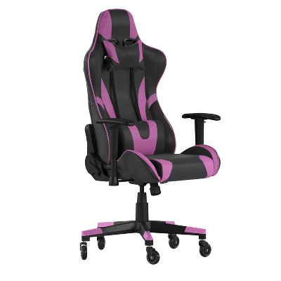 Flash Furniture X20 Gaming Chair Racing Office Computer PC Adjustable Chair With Reclining Back And Transparent Roller Wheels 11 Flash Furniture X20 Gaming Chair Racing Office Computer PC Adjustable Chair With Reclining Back And Transparent Roller Wheels - Image 11