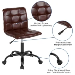 Flash Furniture Sorrento Home And Office Armless Task Office Chair With Tufted Back/Seat 27 Flash Furniture Sorrento Home And Office Armless Task Office Chair With Tufted Back/Seat -Flash Furniture Shop GUEST ee54d747 8c23 413f 8acc 9856ec6fe4ef