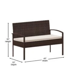Flash Furniture Aransas Series 4 Piece Patio Set With Steel Frame And Cushions 19 Flash Furniture Aransas Series 4 Piece Patio Set With Steel Frame And Cushions -Flash Furniture Shop GUEST ef0cf500 6ad1 4010 be68 f0c4ac64b1a0