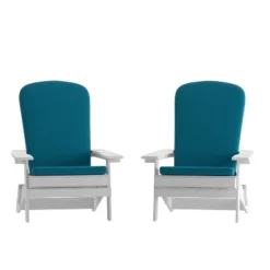 Flash Furniture Charlestown Set Of 2 All-Weather Poly Resin Indoor/Outdoor Folding Adirondack Chairs With Cushions For Deck, Porch, And Patio 31 Flash Furniture Charlestown Set Of 2 All-Weather Poly Resin Indoor/Outdoor Folding Adirondack Chairs With Cushions For Deck, Porch, And Patio -Flash Furniture Shop GUEST f287b987 574b 4840 a5cb 57b2eac4d95a